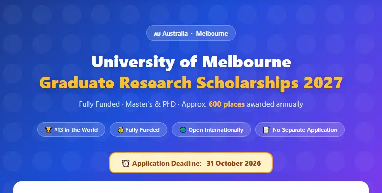 melbourne-university-graduate-research-scholarship